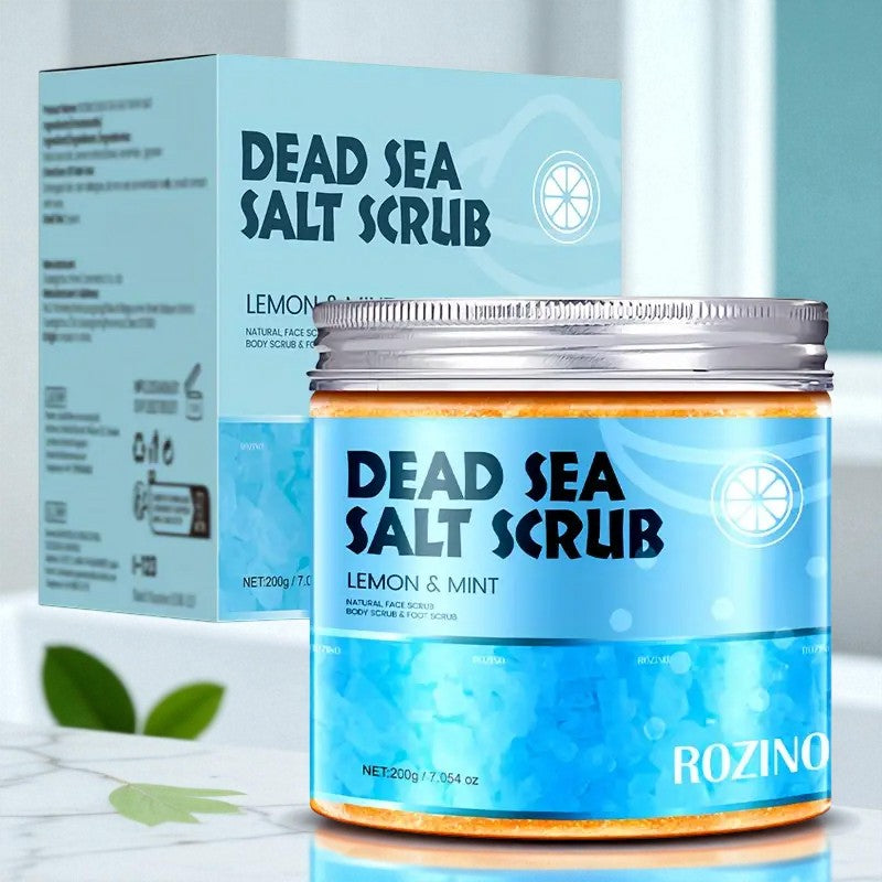 Dead Sea Salt Scrub — Lemon & Mint Edition