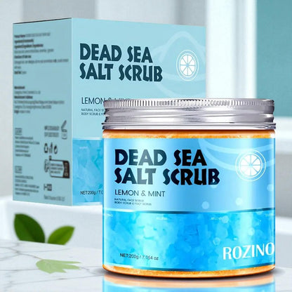 Dead Sea Salt Scrub — Lemon & Mint Edition
