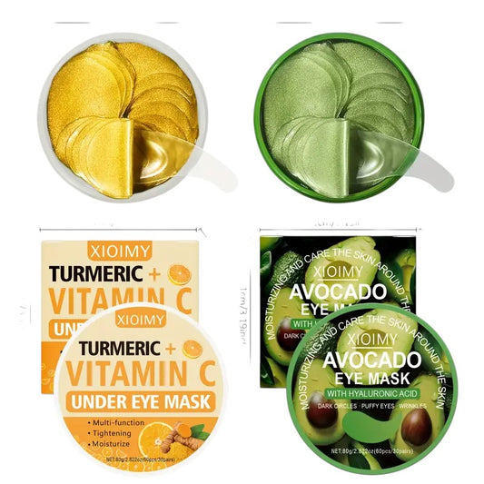 Avocado Collagen & Turmeric Vitamin Eye Mask Set – 2pcs