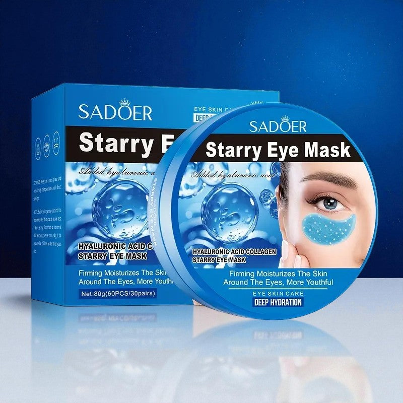 Hyaluronic Acid & Collagen Starry Eye Mask – 60pcs