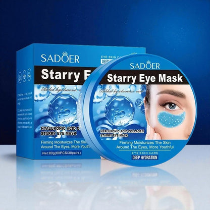 Hyaluronic Acid & Collagen Starry Eye Mask – 60pcs