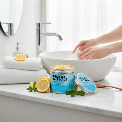 Dead Sea Salt Scrub — Lemon & Mint Edition
