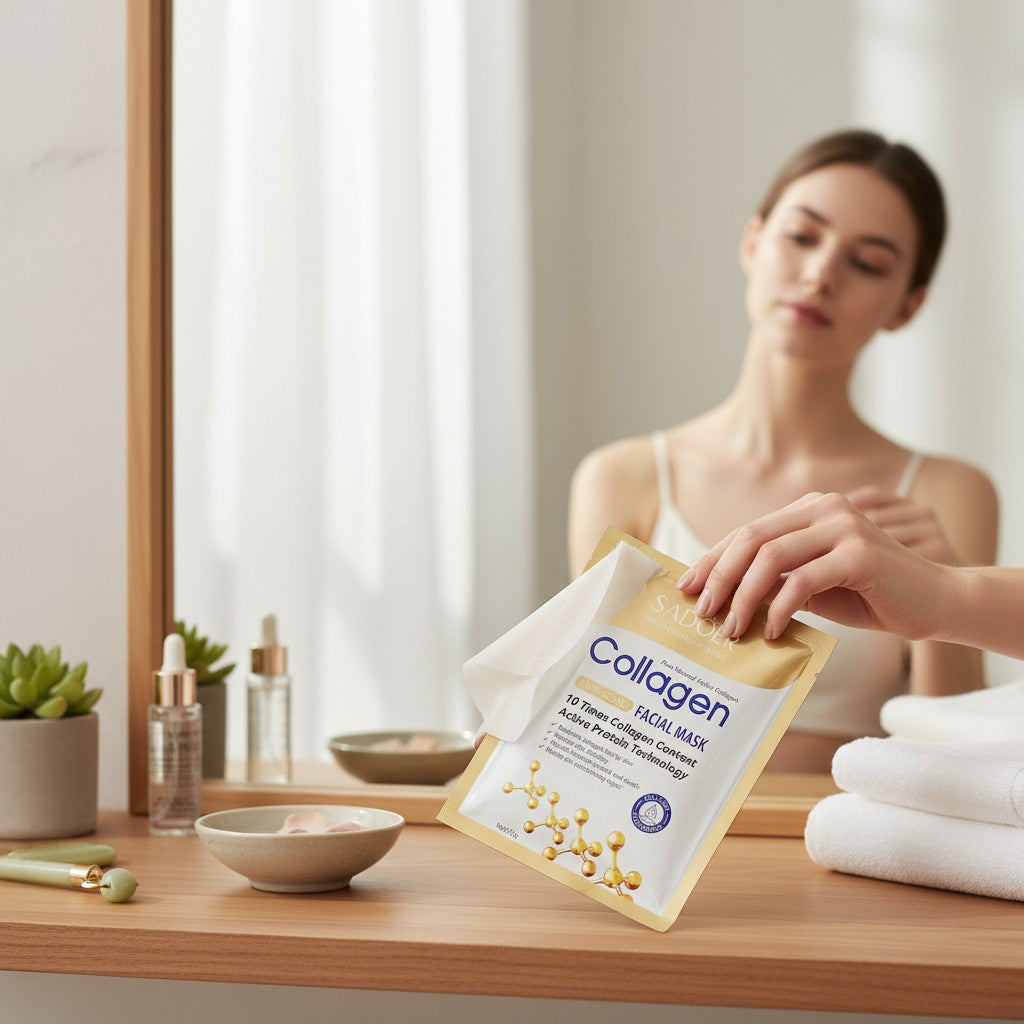 Collagen Radiance+ 20-Pack Gel Facial Sheet Masks