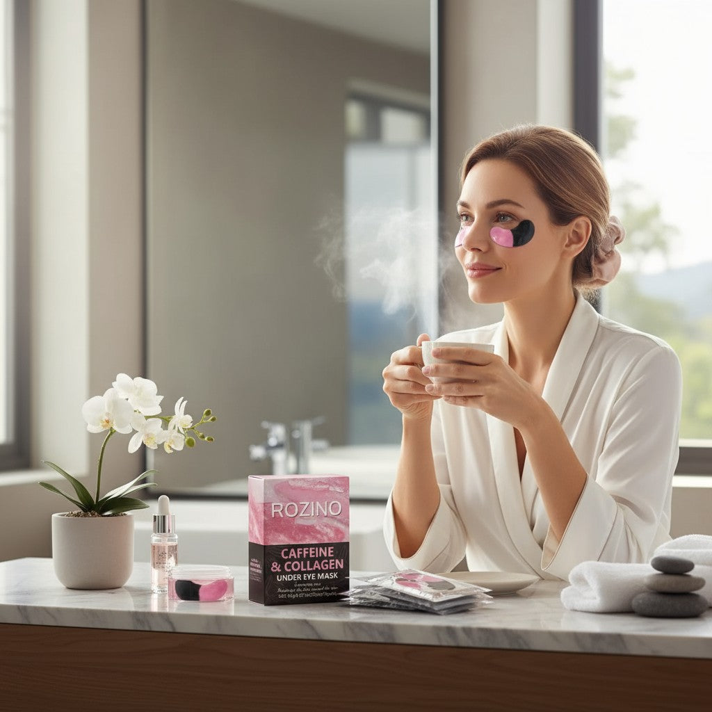 Instant Lift Caffeine Collagen Eye Mask – 20pcs